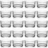LAMORGIFT Glass Tealight Candle Holder Set of 24 - Clear Tea Lights Candle Holders for Wedding Centerpieces& Party Decorations& Home Decor
