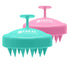 Heeta Hair Scalp Massager Shampoo Brush, with Soft Silicone, Wet and Dry Hair Detangler (2 Pack, Green & Rose Pink)