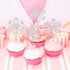 Winter Onederland Birthday Decorations, Girls Birthday Party Decoration, Banner, Cake Toppers, Pink Silver Snowflake Balloons Garland for Winter Wonderland Shower Winter First Birthday Party Supplies