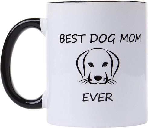 Best Dog Mom/Dad Ever Set of 2 -Perfect Dog Lover Gifts Pet Owner for women men,dog mom and dad coffee mugs