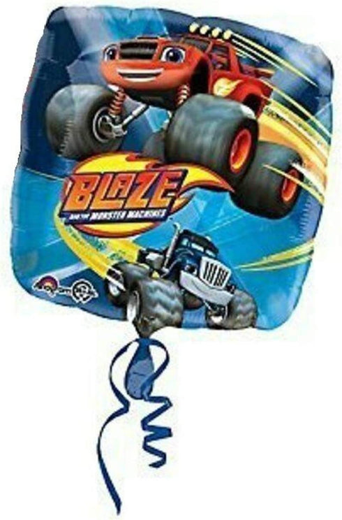 Blaze And The Monster Machines Party Balloons - 5 Birthday Decorations For A Truck Theme Jam Featuring A Complete Blaze And The Monster Machine Balloon Bouquet