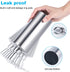 Large Hand Soap Dispenser 20oz Refillable Brushed Stainless Steel Dish Soap Dispenser for Kitchen Bathroom Countertop (20oz/600ml)