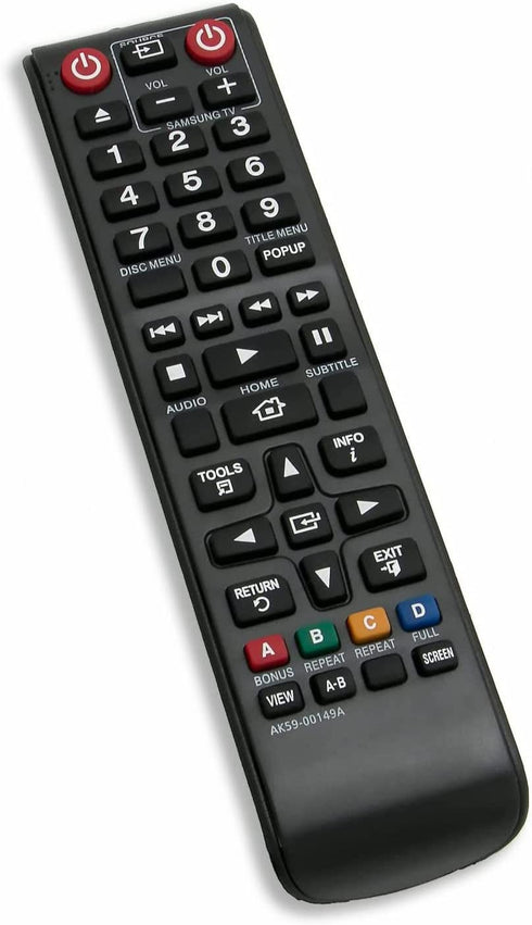 Replacement Remote Controller fit for BD-J7500 BD-JM57/ZA BD-ES7000 BD-HM59C/ZA Samsung 3D Blu-ray Disc Player