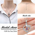 Yinplsmemory Dolphin Heart Cremation Urn Necklace for Ashes for Women Memorial Keepsake Pendant Necklace