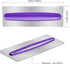 WENMING Cake Scraper Smoother Cake Decorating Comb Set Stainless Steel Cake Icing Smoother Plastic Sawtooth Cake Scraper DIY Decorating Mousse Butter Cream Cake Edge Kitchen Baking Tools(4 Pack)