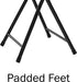 Lavish Home Folding Stool, 18", Black