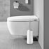 IXO Toilet Brush and Holder, 2 Pack Toilet Brush with 304 Stainless Steel Long Handle, Toilet Bowl Brush for Bathroom Toilet-Ergonomic, Elegant, Durable(Upgraded)