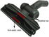 EZ SPARES 1 1/4" 32mm Replacement for Universal Vacuum Cleaner Brush Head Ultra-Thin with Big Wheel Great for Cleaning The Space Under The Bed Fit Hoover, Bisel,Eureka,Royal,Dirt Devil,Rainbow