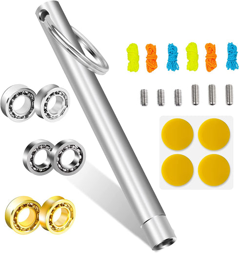 MAGICYOYO Complete Yoyo Bearing Pack, 10 Ball Golden Unresponsive Yoyo Bearing + Size C 8 Ball Yoyo Bearing + Narrow C Responsive Yoyo Bearing + Bearing Removal Tool + 6 Yoyo Strings + 6 Yoyo Axles