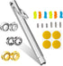 MAGICYOYO Complete Yoyo Bearing Pack, 10 Ball Golden Unresponsive Yoyo Bearing + Size C 8 Ball Yoyo Bearing + Narrow C Responsive Yoyo Bearing + Bearing Removal Tool + 6 Yoyo Strings + 6 Yoyo Axles