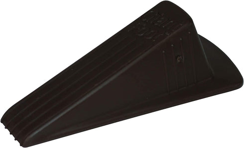 Master Manufacturing Brown Giant Foot Door Stop, Heavy Duty Rubber Wedge Design, Made in the USA, Holds Doors Up to 2" Clearance Securely (00964)