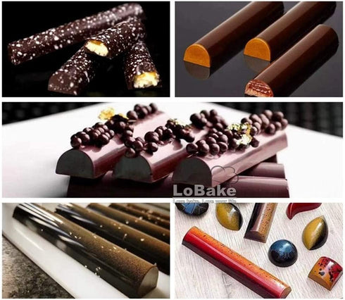 18 cavities long sticks shape polycarbonate PC chocolate mold candy fondant ice cube mould baking moldes DIY bakeware supplies