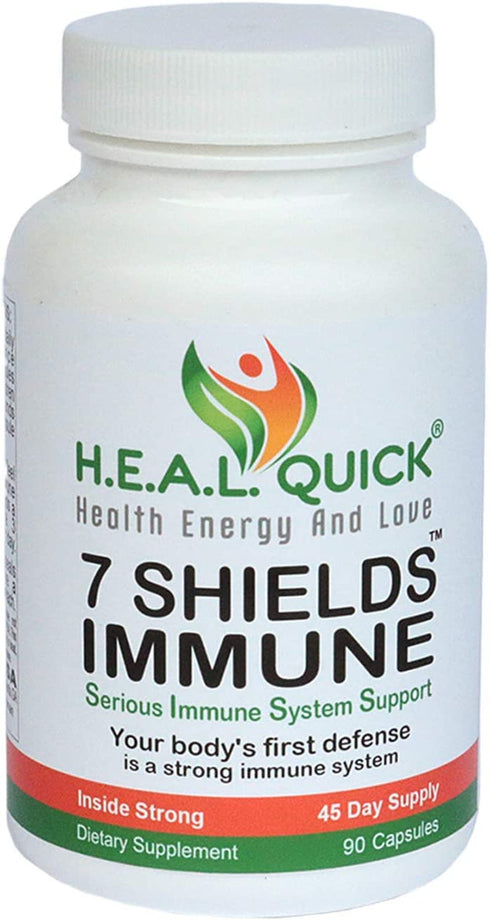 7 Shields Immune Support Supplement – 90 Capsules