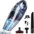Handheld Vacuum Cordless, Car Vacuum, Rechargeable Hand Vacuum with 6000PA Strong Suction, Portable Mini Vacuum Wet & Dry Use for Car, Home and Office