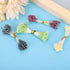 1800Pcs Flower Stamen, 1mm Matt Pearl Double Heads Flower Stamens Mix Color Flower Pistils Headwear Accessories