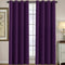 Thermal Insulated Blackout Window Curtains for Bedroom / Living Room Ultra Soft and Smooth Innovated Microfiber Grommet Curtains 84 Inch Length - Solid in Plum Purple ( One Panel )