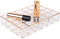 Moosy Life Moonlight Rose Gold Acrylic Lipstick Holders and Organizers, 24 Slots, ML03