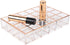 Moosy Life Moonlight Rose Gold Acrylic Lipstick Holders and Organizers, 24 Slots, ML03