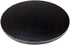Pastry Tek 12 Inch x 1/2 Inch Thick Cake Drum, 1 Covered Edge Cake Board - Round, Grease Resistant, Black Cardboard Thick Cake Base, Durable, For Parties Or Catering - Restaurantware