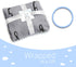 Paishanas Baby Monthly Milestone Blanket | Boy | Girl | Super Soft Premium Fleece | Monthly Blanket | Elephant | Photo Props for Newborn | Photography Backdrop 60" x 40"