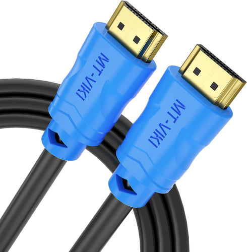 MT-VIKI 4K HDMI Cable 10ft, HDMI 2.0 Cable Cord Support 4K@60Hz, High-Speed 18Gbps, 4:4:4, Compatible for Fire TV, PS5, PS4
