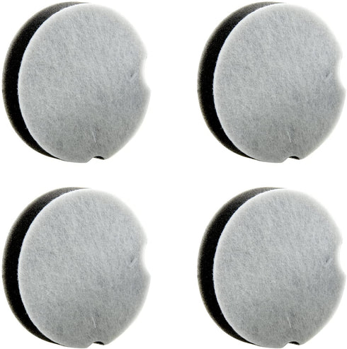 BIHARNT 4 Pack Replacement Filter Compatible with Bissell PowerForce Compact Lightweight Upright Vacuum Cleaner 1520 2112 Series. Compare to Part #1604896/160-4896