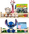 Classic Nursery Shelves, Set of 2 Natural Wood Floating Book Shelves for Kids Room, Wall Shelves for Bathroom Decor, Kitchen Spice Rack, Book Shelf Organizer for Baby Nursery Décor (16.5Lx4W)