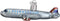 Old World Christmas 46065, Trains, Helicopters, Boats and Trucks Glass Blown Ornaments for Christmas Tree Passenger Plane, Glitter Gray