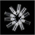 ORYOUGO 50Pcs 1ML Mini Cute Glass Message Bottles with Plastic Stoppers,DIY Decoration Wishing Bottles for Weddings Party Favors