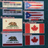 2X Reflective 4'' Polish Eagle Polska Poland USA Flag Decal Sticker Car Vinyl sda1