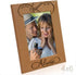 KATE POSH - You Will Forever be My Always, Infinity Sign Decor. Engraved Natural Wood Picture Frame - Wedding Gifts, Engagement Gifts for Couples, 5th Anniversary for her for him (4x6-Vertical)