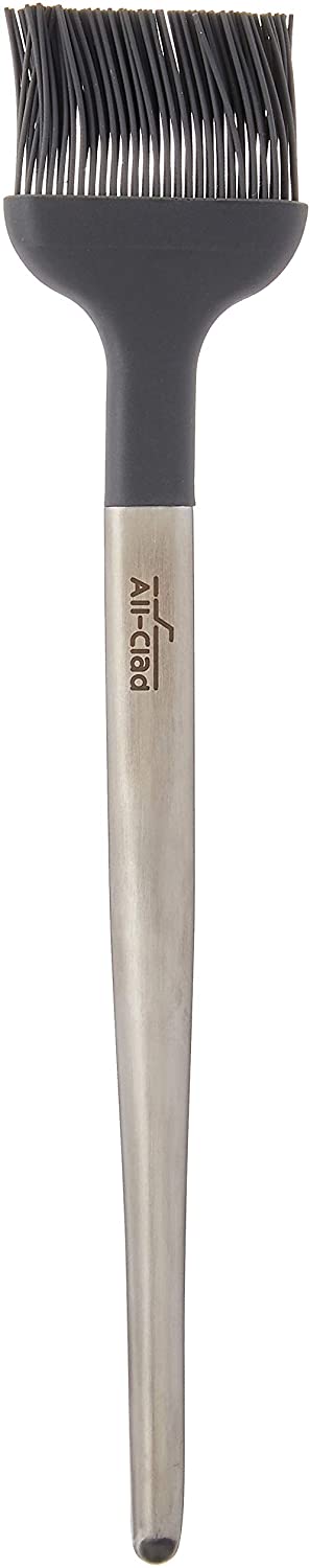 All Clad Silicone Tools Pastry Brush, Stainless Steel and Black