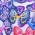 JOYOYO 48Pcs Mini Butterfly Hair Clips 2.5" Grosgrain Ribbon Hair Bows Alligator Clips for Baby Girls Toddler and Kids