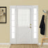 Aquazolax Transparent Sheer French Door Curtain Panel for Window Elegant Solid Voile Rod Pocket Curtain Panel for Glass Door - Set of 2, 54W x 40L, White