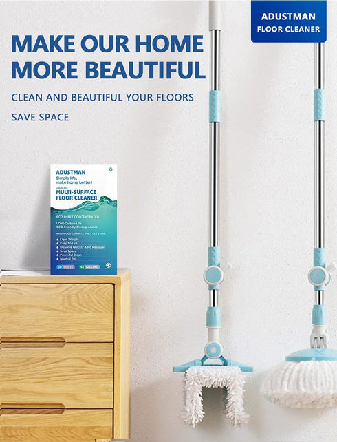 Multi-Surface Floor Cleaner Concentrate PH Neutral Refill 48 Gallons,For Hardwood Laminate Vinyl LVT/LVP Marble,Eco Friendly Natural Cruelty-Free Light-Weight Leak-Free 1 pack