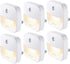 Vont 'Aura' LED Night Light (Plug-in) Super Smart Dusk to Dawn Sensor, Auto Night Lights Suitable for Bedroom, Bathroom, Toilet, Stairs, Kitchen, Hallway, Kids, Adults, Compact Nightlight (6 Pack)