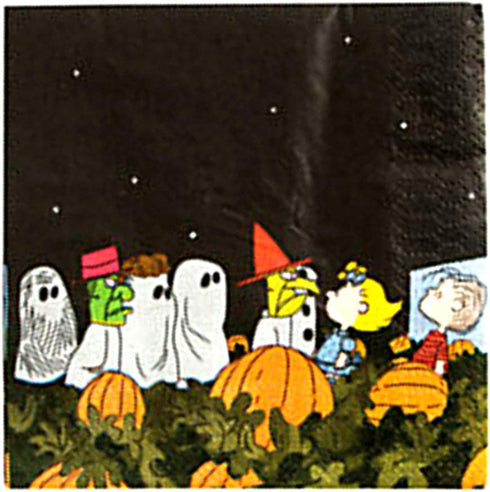 Snoopy Halloween The Great Pumpkin Party Supplies for 16 People (Set 1 Dessert for 16)