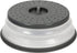 Tovolo - 81-31531 Vented Collapsible Microwave Splatter Proof Food Plate Cover With Easy Grip Handle Dishwasher-Safe, BPA-Free Silicone & Plastic, 10.5" Round, 10.5 inch, Charcoal