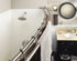 Moen DN2141CH 60-Inch Adjustable Stainless Steel Double Curved Shower Rod, Chrome