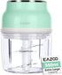 Electric Mini Garlic Chopper, EAZOO Cordless Mini Chopper Food Processor, Portable Small Food Chopper for Garlic Onion Veggie, Dicing, Mincing ( 350ml )