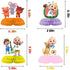 Geroircb 9 Pcs Honeycomb Centerpieces JJ Party Decorations, JJ Melon Birthday Party Supplies, Double Sided Table Decorations Centerpieces Party Favors, Baby Shower Cake Topper Photo Booth Props Party Gifts