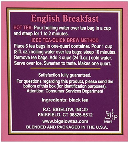 Bigelow Tea English Breakfast Tea, 20 ct