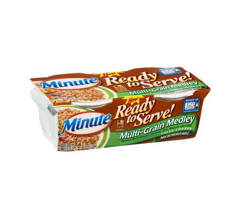 Minute Ready to Serve Multi-Grain Medley 4.4 Oz Rice, 2 Count