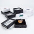 BENECREAT 24PCS White Gemstone Display Box Jewelry Box Container with Clear Top Lids, 1.57" x 0.6", for Gems, Coins?Jewelry and Valentine's Day Gift Packing