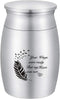 3 Inches Small Keepsake Urn for Human Ashes Aluminum Mini Cremation Urns Memorial Ashes Urn Miniature Burial Funeral Urns for Sharing Ashes Mini Keepsake Urn-Your Wings were ready But my Heart was not