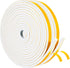 Yotache White Doors Windows Insulation Tape 2 Rolls 1/2 Inch Wide X 1/4 Inch Thick, Foam Weather Stripping Gasket Tape Seal for Draft, Soundproofing, Total 26 Feet Long (2 X 13 Ft Each)