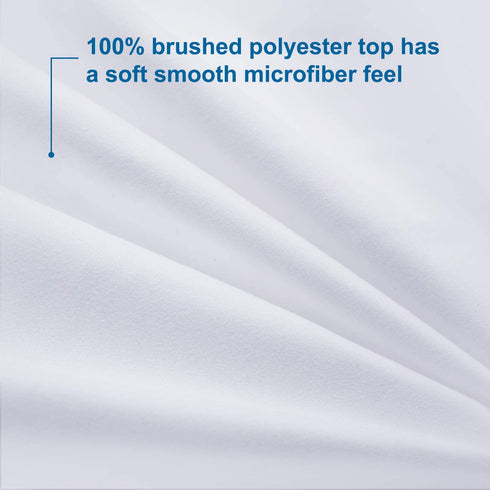 SLEEP ACADEMY Waterproof Mattress Protector Twin XL,Microfiber