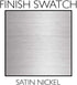 Design House 587543 Eastport Classic Contemporary Indoor Dimmable Wall Light with Frosted Glass, 1-Light Light, Satin Nickel
