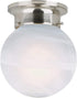 Design House 511592 Millbridge 1-Light Ceiling Mount, 6.75 6-Inch, Satin Nickel, No Pull Chain