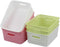 Waikhomes 6-Pack Plastic Weave Baskets, Desktop Pantry Organizer Basket Bins